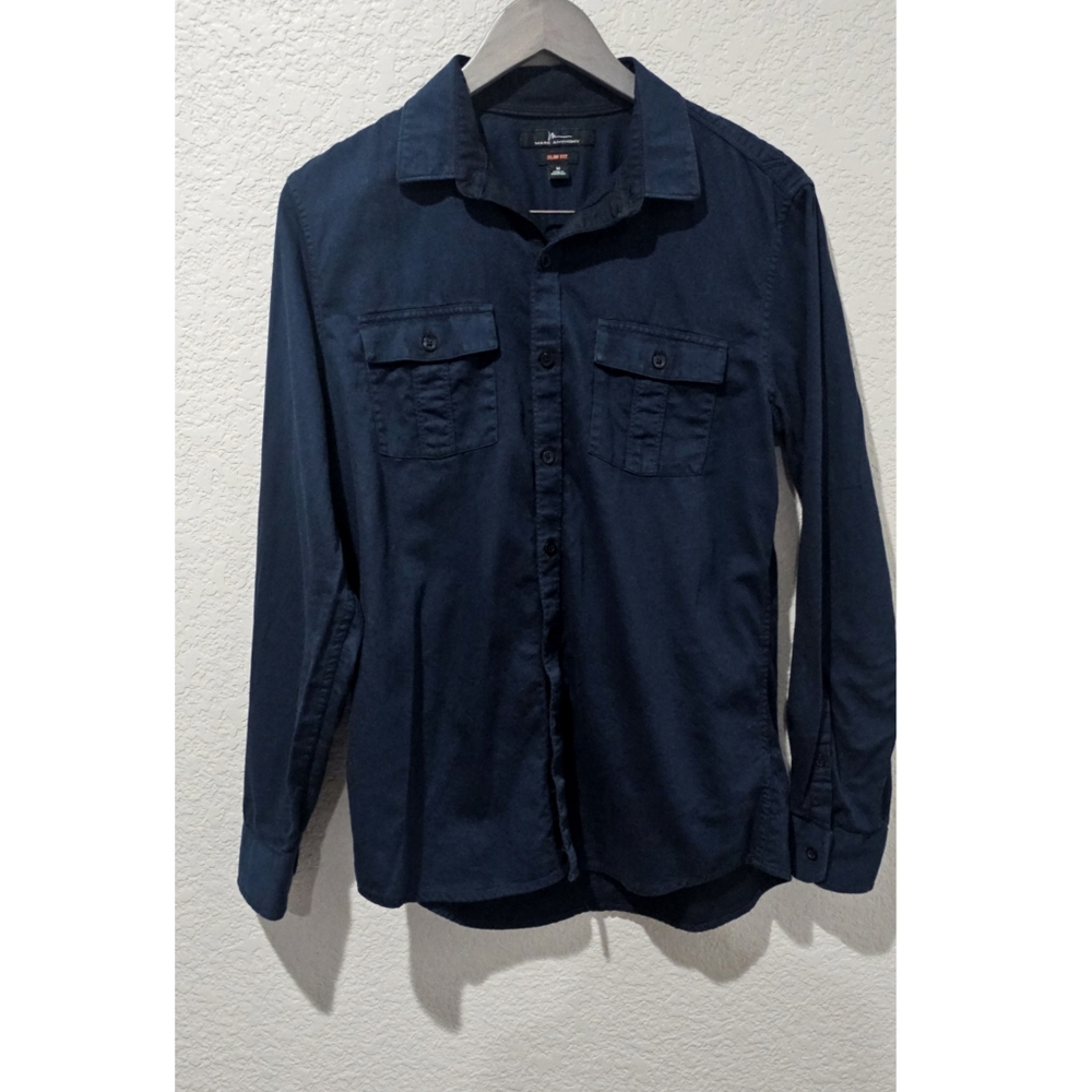 Marc Anthony slim-fit Button-Up Shirt